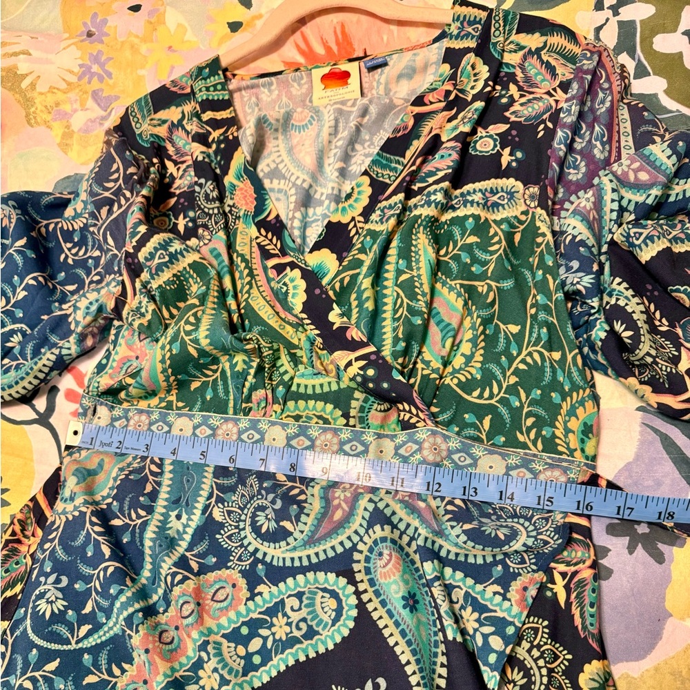 Farm Rio Wrap Dress - Anthro - Picture 11 of 13